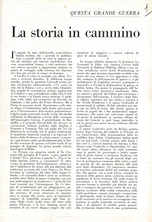 Bild des Verkufers fr Questa grande guerra. La storia in cammino. zum Verkauf von Libreria Piani