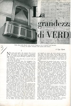 Seller image for La grandezza di Verdi. for sale by Libreria Piani