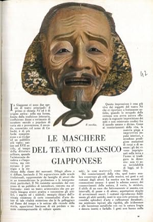 Le maschere del teatro classico giapponese.