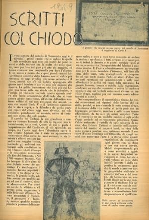 Seller image for Scritti col chiodo. for sale by Libreria Piani