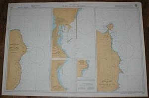 Nautical Chart No. 1856 North Atlantic Ocean - Plans in Islas Canarias