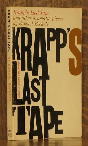 Seller image for KRAPP'S LAST TAPE AND OTHER DRAMATIC PIECES for sale by Andre Strong Bookseller