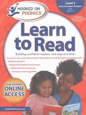 Image du vendeur pour Hooked on Phonics Learn to Read Level 2 Pre-K, Ages 3-4 : Early Emergent Readers mis en vente par GreatBookPrices