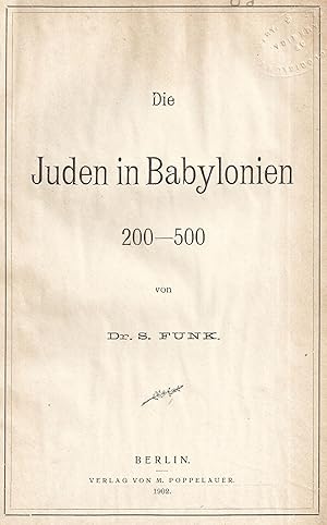 DIE JUDEN IN BABYLONIEN 200-500