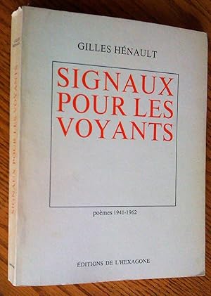 Seller image for Signaux pour les voyants: pomes 1941-1962 for sale by Livresse