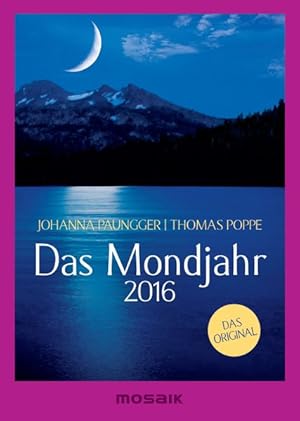 Das Mondjahr 2016: s/w-Taschenkalender