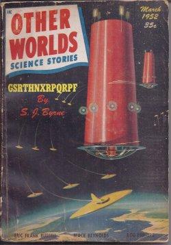 Bild des Verkufers fr OTHER WORLDS Science Stories: March, Mar. 1952 zum Verkauf von Books from the Crypt