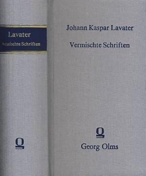 Bild des Verkufers fr Vermischte Schriften 2 Bnde in 1 Band. zum Verkauf von Kepler-Buchversand Huong Bach