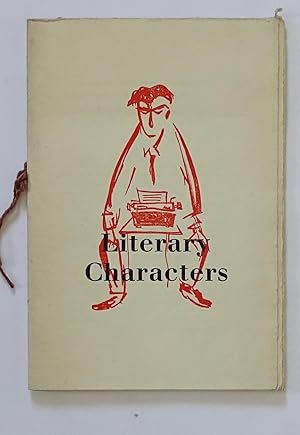 Seller image for Literary Characters for sale by Bertram Rota Ltd