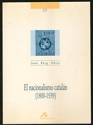 Imagen del vendedor de NACIONALISMO CATALAN, EL (1800-1939) a la venta por Libreria Bibliomania