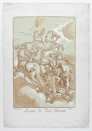 Apoll und Phaethon auf dem Sonnenwagen.