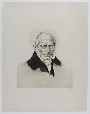 Imagen del vendedor de Bildnis Arthur Schopenhauer. a la venta por Galerie Joseph Fach GmbH