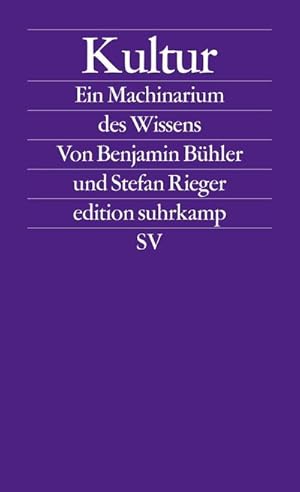 Bild des Verkufers fr Kultur : Ein Machinarium des Wissens zum Verkauf von AHA-BUCH GmbH