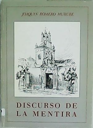 Immagine del venditore per Discurso de la mentira. Prlogo de Eugenio Montes. venduto da Librera y Editorial Renacimiento, S.A.