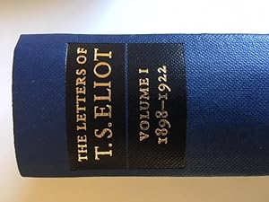 Image du vendeur pour Letters of T.S.Eliot: 1896-1922 v. 1 mis en vente par THE BOOKSNIFFER