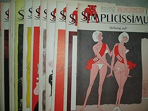 Simplicissimus : Jahrgang 1965, Nummer 1 - 17 ; 19 - 26 [a collection of 25 issues]