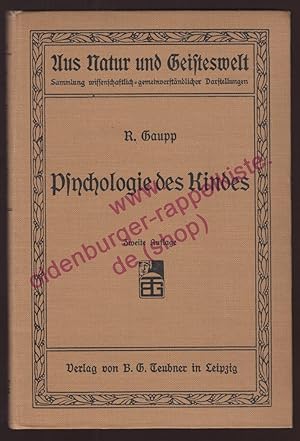 Seller image for Psychologie des Kindes (1910) for sale by Oldenburger Rappelkiste