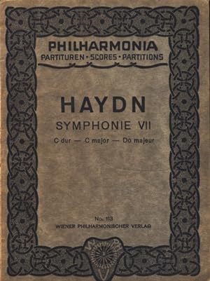 Philharmonia Partituren : Haydn Symphonie VII C dur ;.