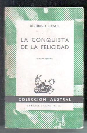 Imagen del vendedor de LA CONQUISTA DE LA FELICIDAD. a la venta por Librería Raimundo