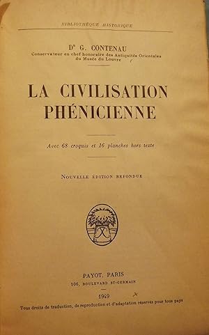 LA CIVILISATION PHENICIENNE