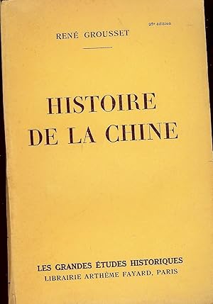 HISTOIRE DE LA CHINE