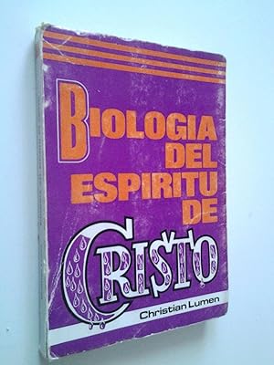 Imagen del vendedor de Biologa del espritu de Cristo a la venta por MAUTALOS LIBRERA