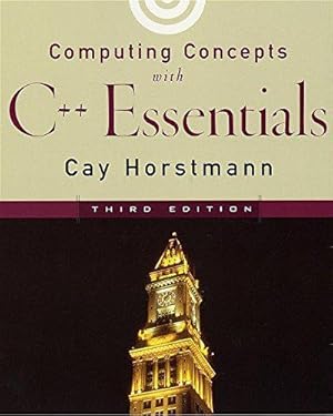 Seller image for Computing Concepts with C++ Essentials for sale by JLG_livres anciens et modernes
