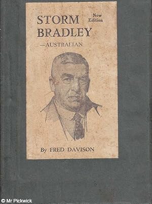 Bild des Verkufers fr Storm Bradley - Australian zum Verkauf von Mr Pickwick's Fine Old Books