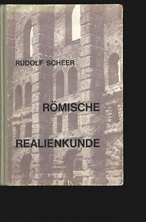 Imagen del vendedor de Rmische Realienkunde. a la venta por Antiquariat Bookfarm