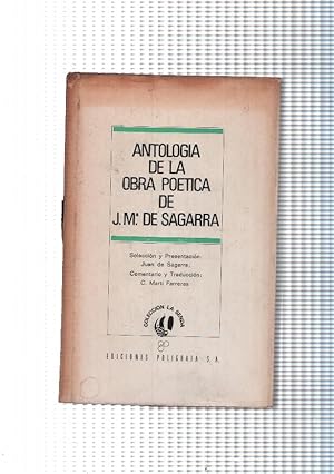 Imagen del vendedor de Antologia de la obra poetica de Jose Maria de Sagarra. Volumen XVII a la venta por El Boletin