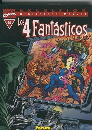 Image du vendeur pour Biblioteca Marvel Excelsior : Los 4 Fantasticos numero 20 (leve subradado parte credito) mis en vente par El Boletin