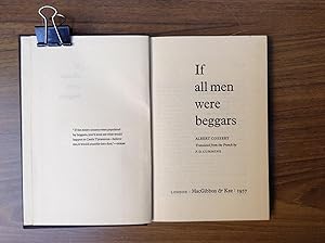 Seller image for If All Men Were Beggars for sale by Halper's Books