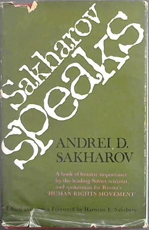 Seller image for Sakharov Speaks for sale by Chapter 1