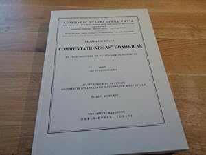 Imagen del vendedor de Commentationes astronomicae ad Praecenssionem et Nutationem Pertinentes volumen tricesimum, series secunda XXX a la venta por suspiratio - online bcherstube