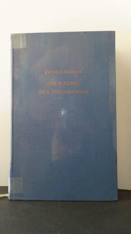 Die Rätsel der Philosophie in ihrer Geschichte als Umriss dargestellt. GA