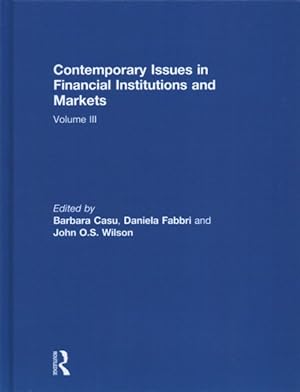 Seller image for Contemporary Issues in Financial Institutions and Markets for sale by GreatBookPrices