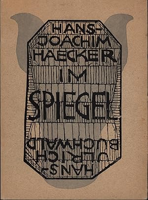 Image du vendeur pour Im Spiegel.,Gedichte von Hans-Joachim Haecker zu Holzschnitten von Hans-Ulrich Buchwald. vom Autor signiert, mis en vente par Antiquariat Kastanienhof