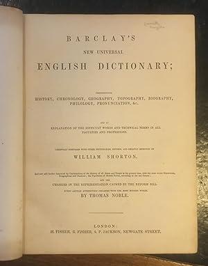 Barclay's New Universal Dictionary