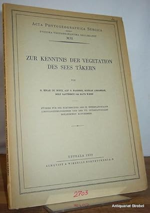 Bild des Verkufers fr Zur Kenntnis der Vegetation des Sees Tkern. zum Verkauf von Antiquariat Christian Strobel (VDA/ILAB)