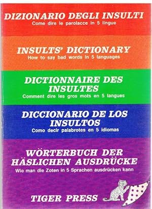 Dizionario degli insulti. Come dire le parolacce in 5 lingue. Insults' dictionary. How to say bad...