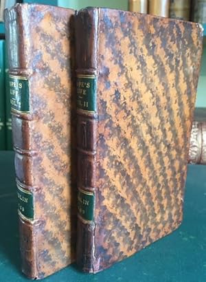 Seller image for The Life of Alexanader Pope, Esq., Compiled from Original Manuscripts; With a Critical Essay on his Writings and Genius.to which are added, Mr. Pope's Letters to a Lady, (Never before Published). In two volumes for sale by Foster Books - Stephen Foster - ABA, ILAB, & PBFA