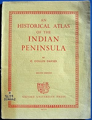 Imagen del vendedor de AN HISTORICAL ATLAS OF THE INDIAN PENINSULA a la venta por JBK Books