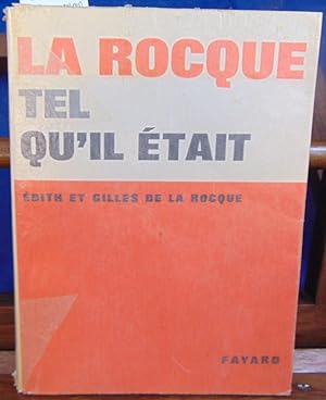 Seller image for La Rocque tel qu'il tait for sale by librairie le vieux livre