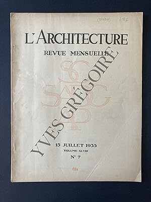 L'ARCHITECTURE-N°7-15 JUILLET1935