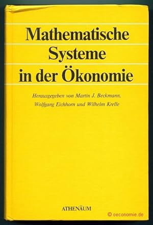 Seller image for Mathematische Systeme in der konomie. Rudolf Henn zum 60. Geburtstag. for sale by Antiquariat Hohmann