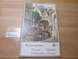 4 Delphin-Kunstbücher. in Originalschuber: Thoma, Der Malerpoet.- Menzel, Werke und Dokumente.- W...