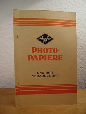 Imagen del vendedor de Photo-Papiere und ihre Verarbeitung. Ausgabe 1948 a la venta por Antiquariat Weber