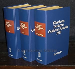Kürschners Deutscher Gelehrten-Kalender 1980. [3 Bände. Herausgegeben von Werner Schuder]. - Band...