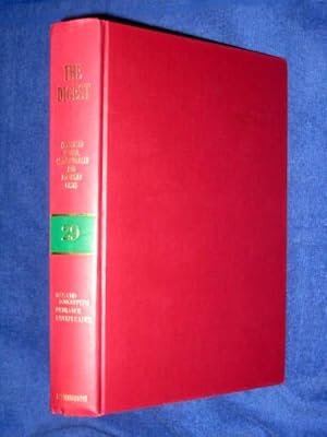 Bild des Verkufers fr The Digest Annotated British, Commonwealth and European Cases Volume 29, 1982 Green-Band Reissue. Contains INNS and INNKEEPERS, INSURANCE, INTERPLEADER. zum Verkauf von Tony Hutchinson