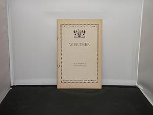 The British Broadcasting Corporation Opera Librettos 1928-29 - Werther by Jules Massenet, Broadca...